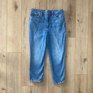Madewell classic straight jeans